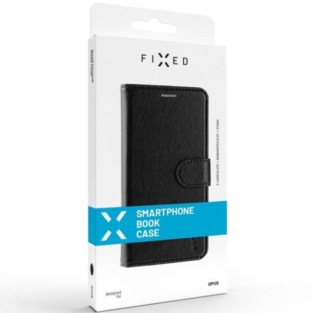 Etui z klapką, zamykane Fixed Opus do Infinix Note 40 5G, czarne.